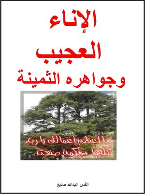 cover image of الإناء العجيب وجواهره الثمينة